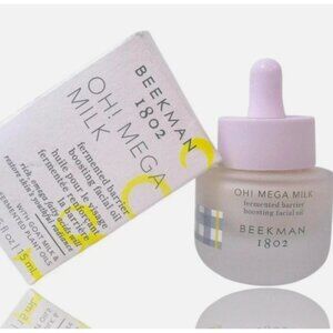 Beekman 1802 Oh! Mega Milky Oil Fermented Barrier Boosting Facial Oil 0.5 oz-NEW